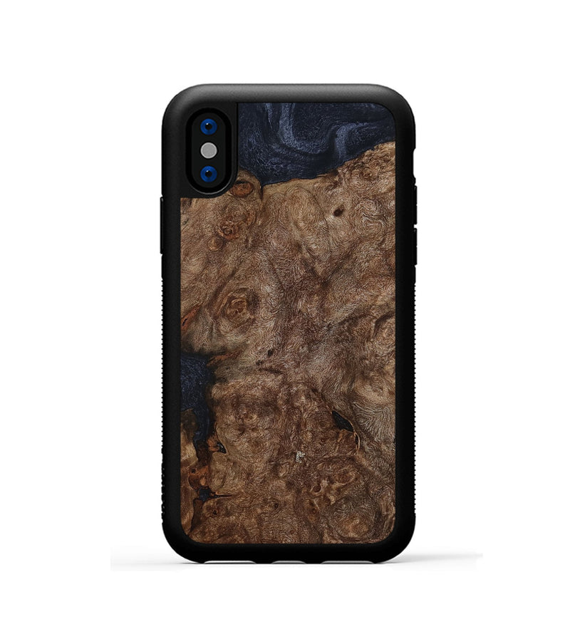 iPhone Xs Wood Phone Case - Anya (Wood Burl, 799119)