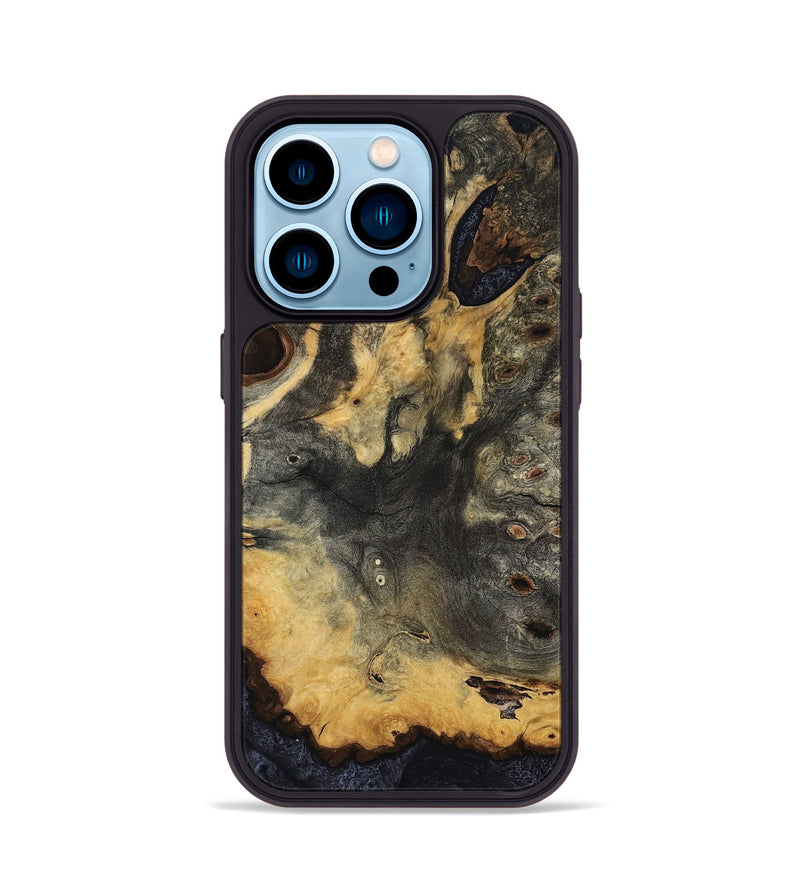 iPhone 14 Pro Wood Phone Case - Vivian (Wood Burl, 799120)