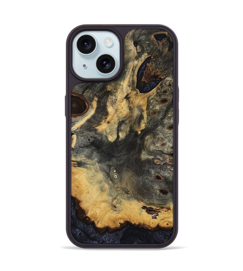 iPhone 15 Wood Phone Case - Vivian (Wood Burl, 799120)