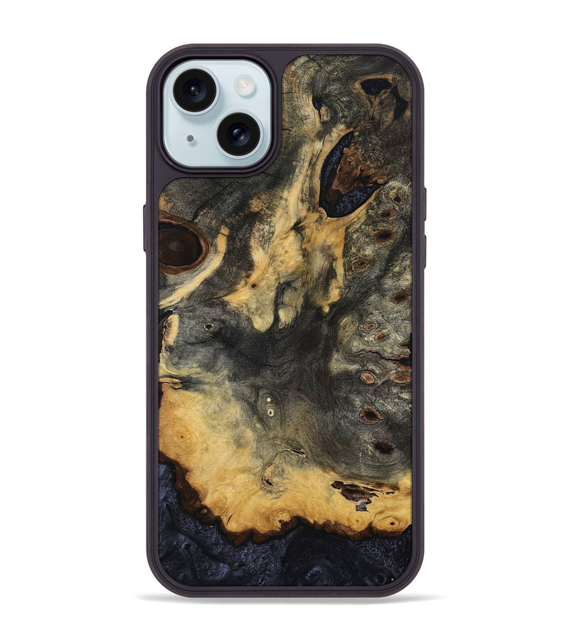 iPhone 15 Plus Wood Phone Case - Vivian (Wood Burl, 799120)