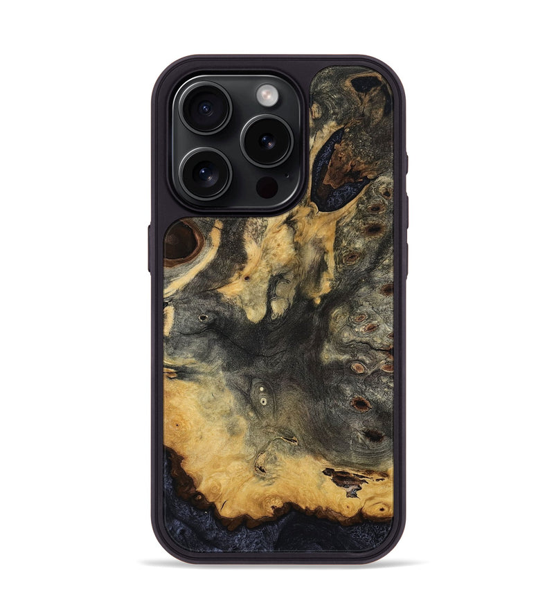 iPhone 15 Pro Wood Phone Case - Vivian (Wood Burl, 799120)