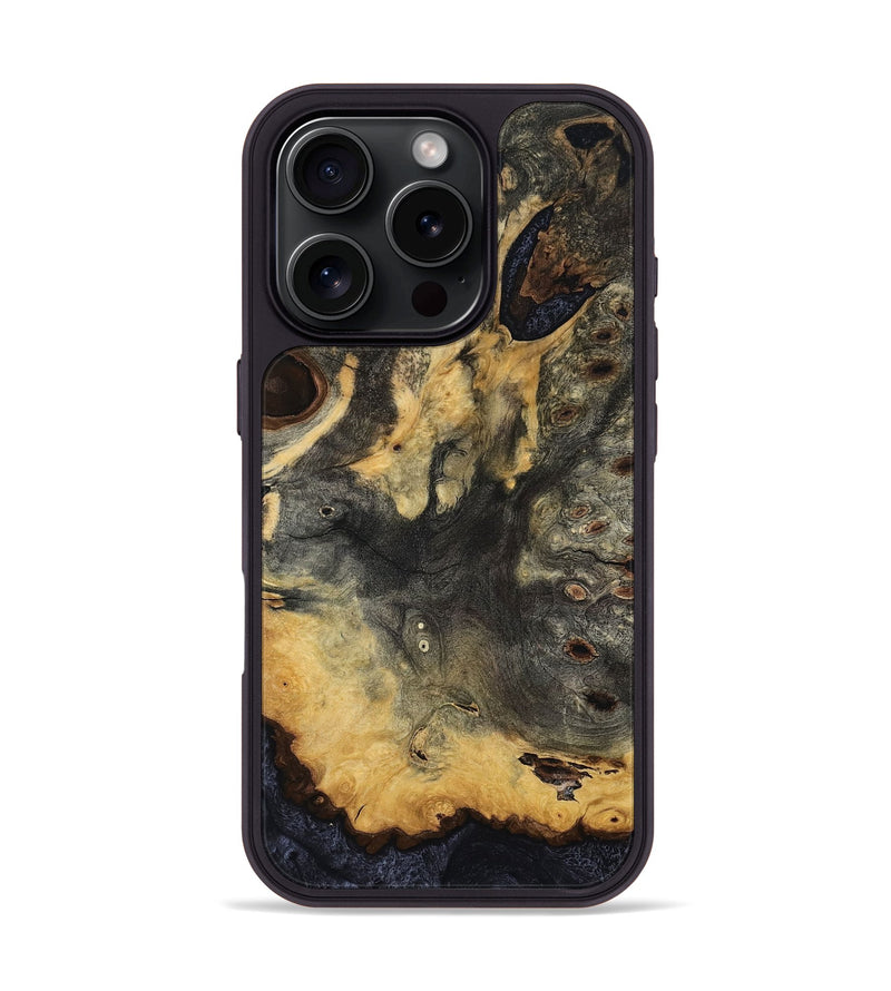 iPhone 16 Pro Wood Phone Case - Vivian (Wood Burl, 799120)