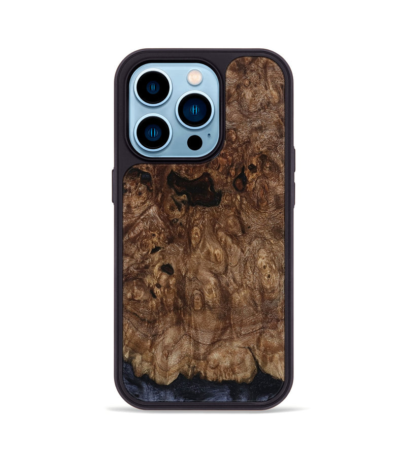 iPhone 14 Pro Wood Phone Case - Frances (Wood Burl, 799126)