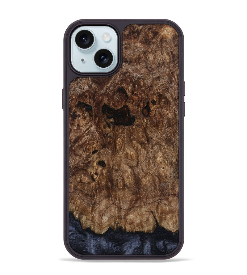 iPhone 15 Plus Wood Phone Case - Frances (Wood Burl, 799126)