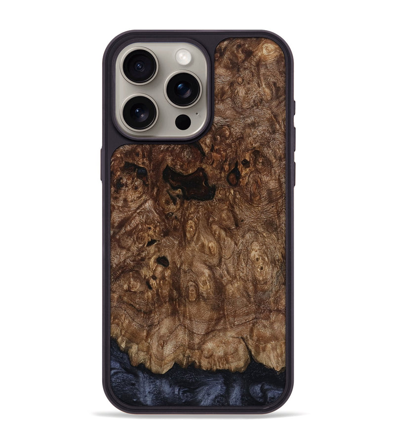 iPhone 15 Pro Max Wood Phone Case - Frances (Wood Burl, 799126)