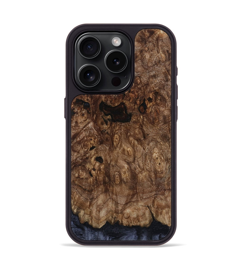iPhone 15 Pro Wood Phone Case - Frances (Wood Burl, 799126)
