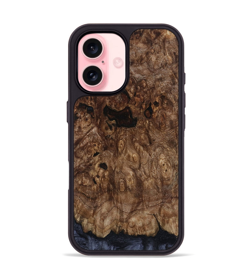 iPhone 16 Wood Phone Case - Frances (Wood Burl, 799126)