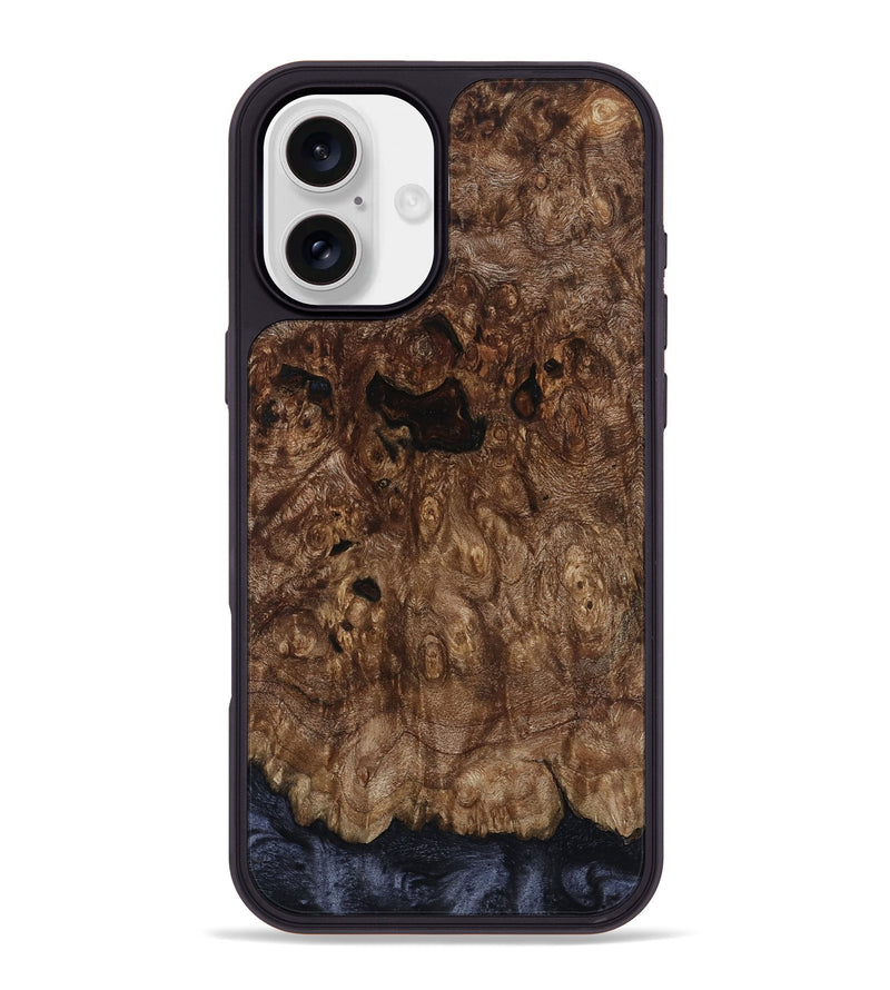 iPhone 16 Plus Wood Phone Case - Frances (Wood Burl, 799126)