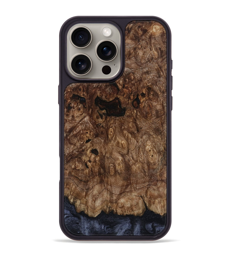 iPhone 16 Pro Max Wood Phone Case - Frances (Wood Burl, 799126)
