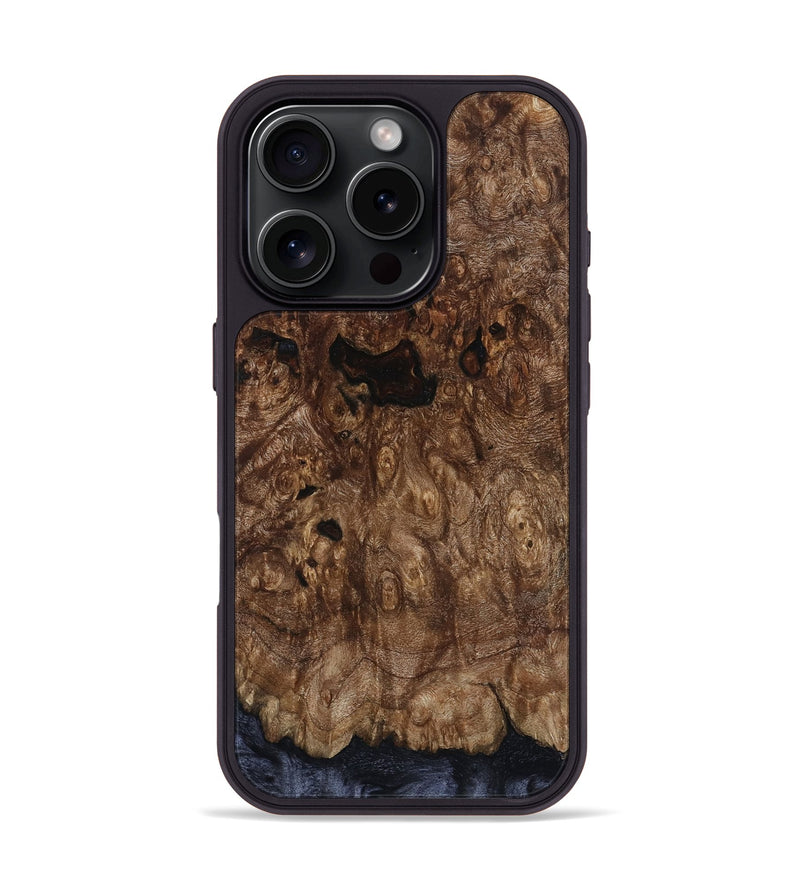 iPhone 16 Pro Wood Phone Case - Frances (Wood Burl, 799126)