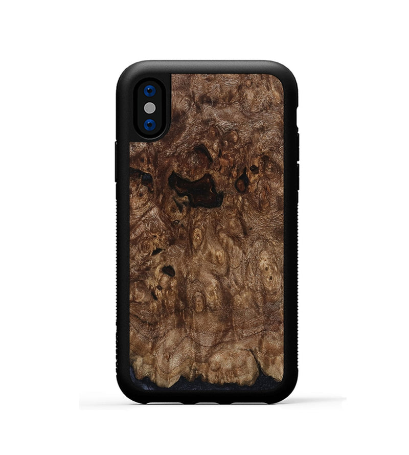 iPhone Xs Wood Phone Case - Frances (Wood Burl, 799126)