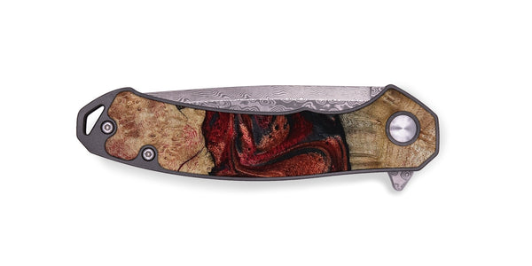 EDC Wood Pocket Knife - Katelin (Red, 799129)
