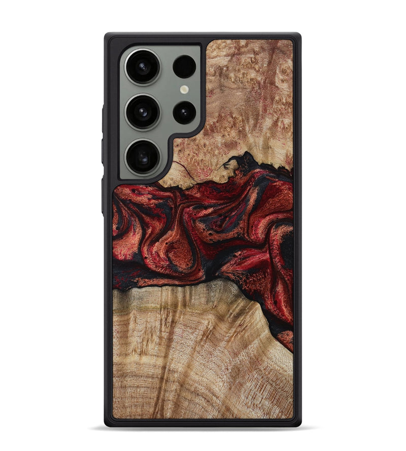 Galaxy S24 Ultra Wood Phone Case - Katelin (Red, 799129)