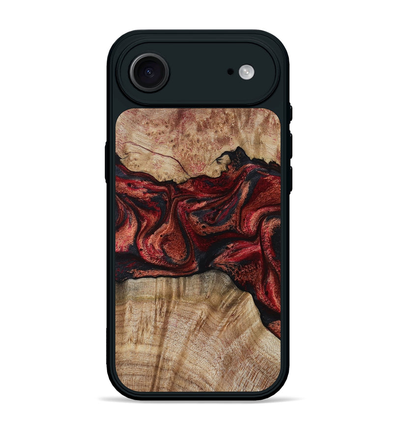 iPhone 17 Air Wood Phone Case - Katelin (Red, 799129)