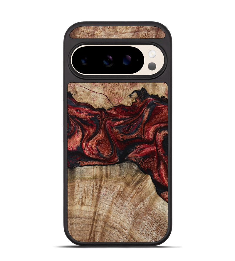Pixel 10 Wood Phone Case - Katelin (Red, 799129)