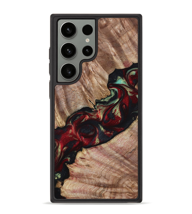 Galaxy S23 Ultra Wood Phone Case - Judson (Red, 799130)