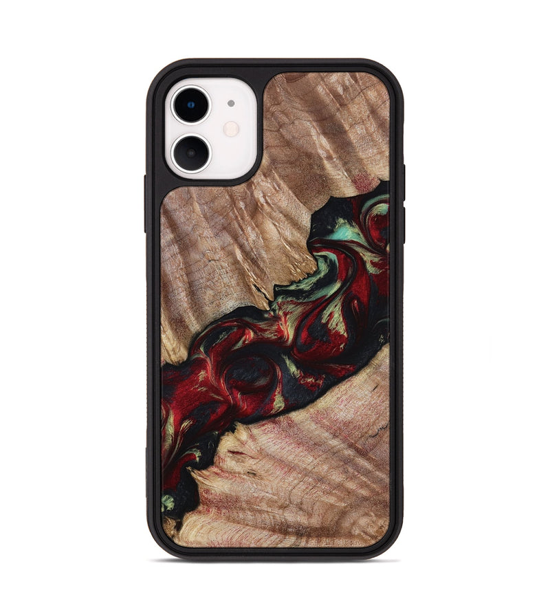 iPhone 11 Wood Phone Case - Judson (Red, 799130)