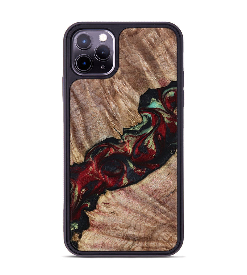 iPhone 11 Pro Max Wood Phone Case - Judson (Red, 799130)