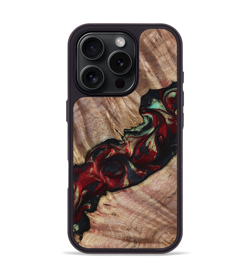 iPhone 16 Pro Wood Phone Case - Judson (Red, 799130)