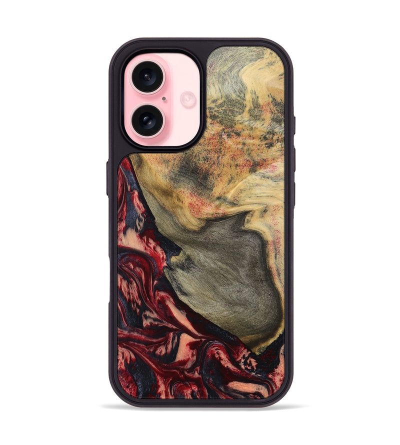 iPhone 16 Wood Phone Case - Tilda (Red, 799133)