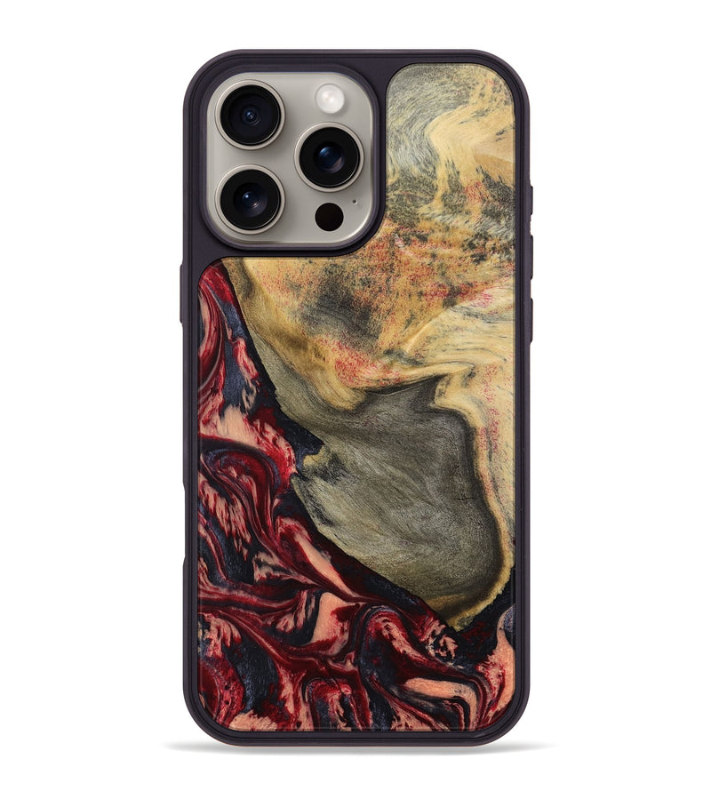 iPhone 16 Pro Max Wood Phone Case - Tilda (Red, 799133)