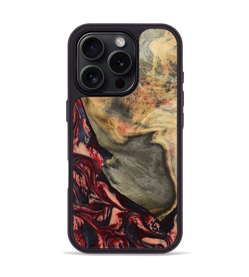 iPhone 16 Pro Wood Phone Case - Tilda (Red, 799133)