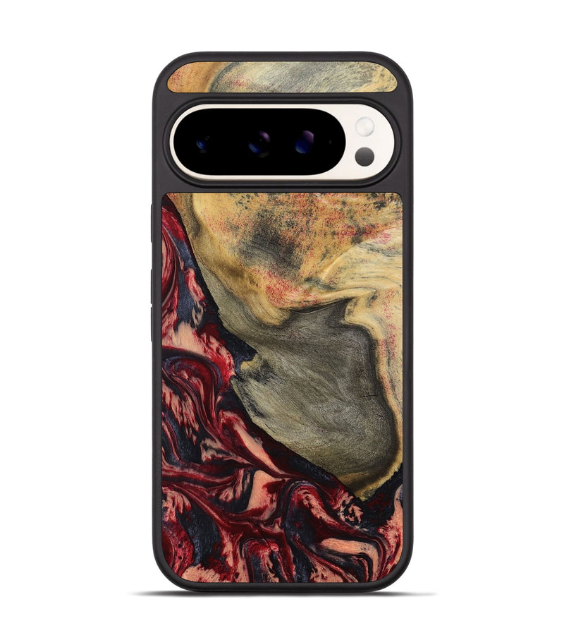 Pixel 9 Wood Phone Case - Tilda (Red, 799133)