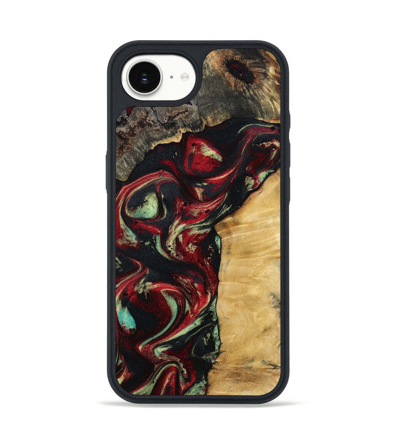 iPhone 16e Wood Phone Case - Atticus (Red, 799134)