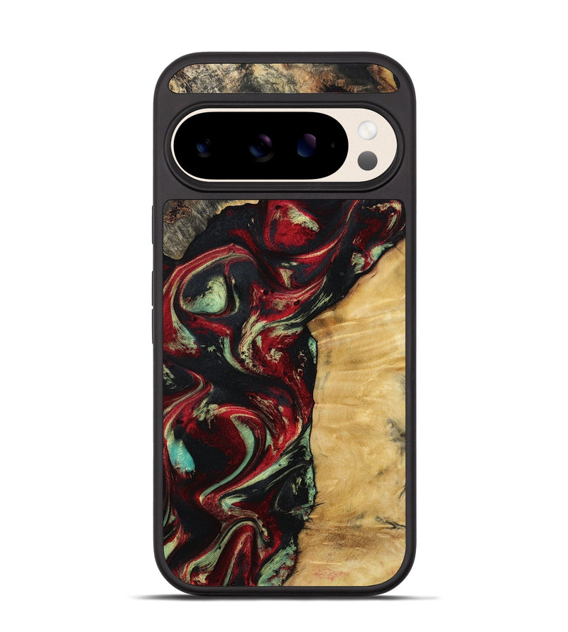 Pixel 10 Wood Phone Case - Atticus (Red, 799134)