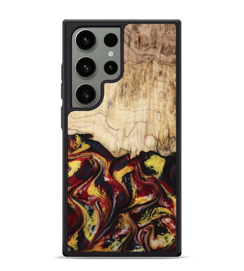 Galaxy S24 Ultra Wood Phone Case - Mael (Red, 799135)
