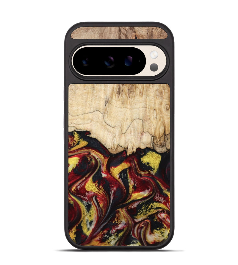 Pixel 10 Wood Phone Case - Mael (Red, 799135)