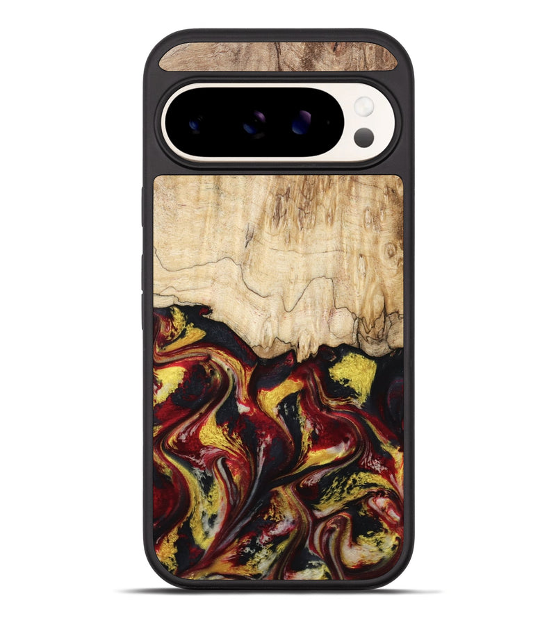 Pixel 10 Pro XL Wood Phone Case - Mael (Red, 799135)