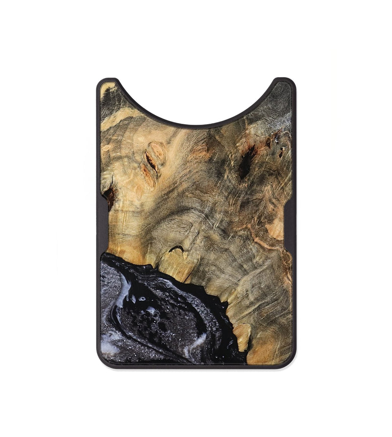 Alloy Wood Wallet - Claud (Black & White, 799136)