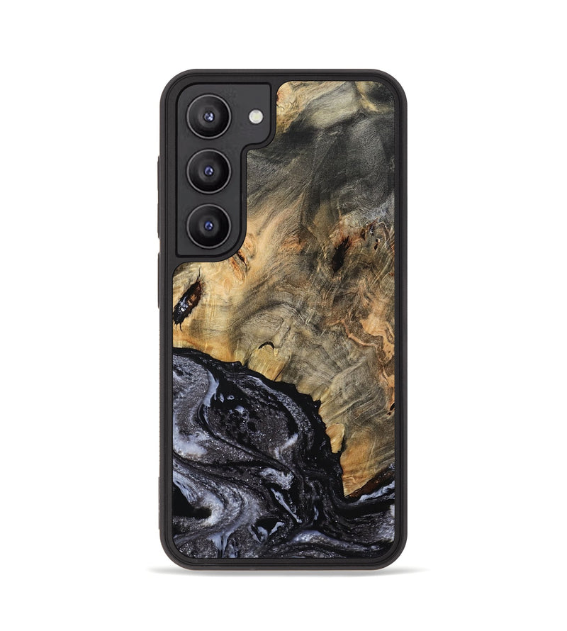 Galaxy S23 Wood Phone Case - Claud (Black & White, 799136)