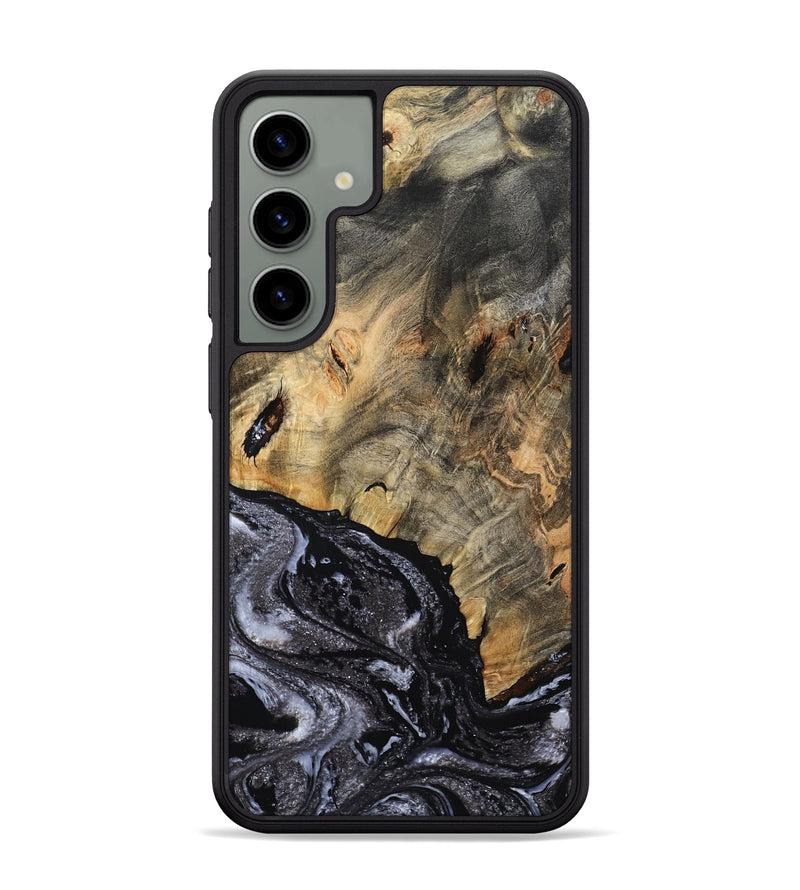 Galaxy S24 Plus Wood Phone Case - Claud (Black & White, 799136)