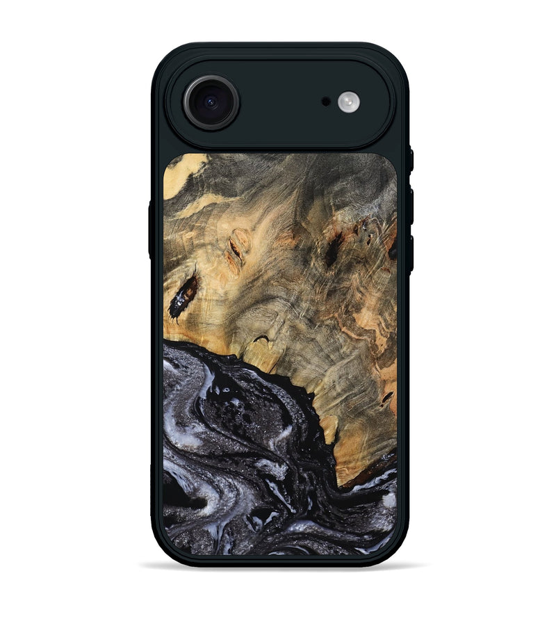 iPhone 17 Air Wood Phone Case - Claud (Black & White, 799136)