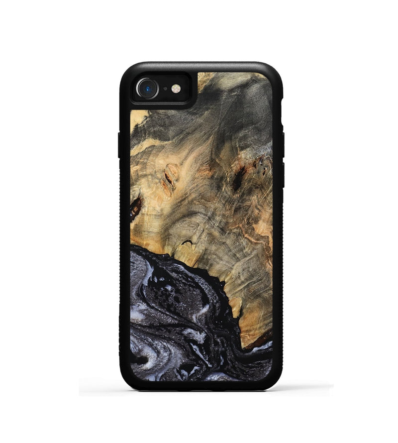 iPhone SE Wood Phone Case - Claud (Black & White, 799136)