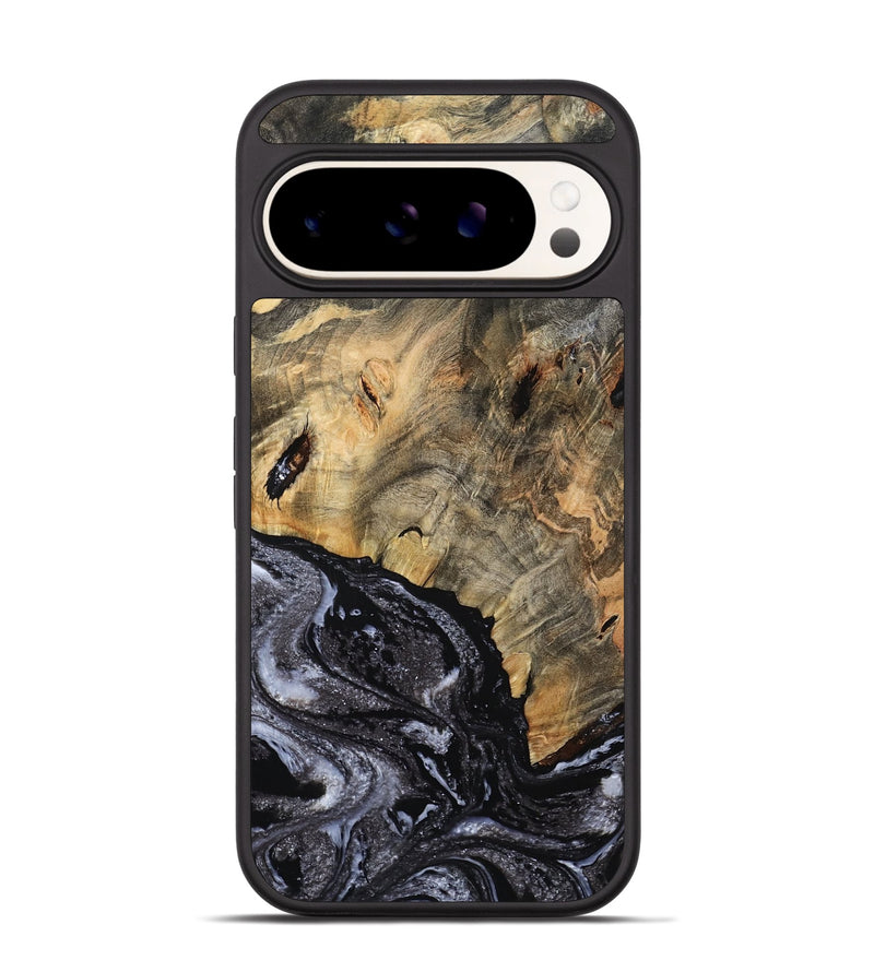 Pixel 9 Pro Wood Phone Case - Claud (Black & White, 799136)