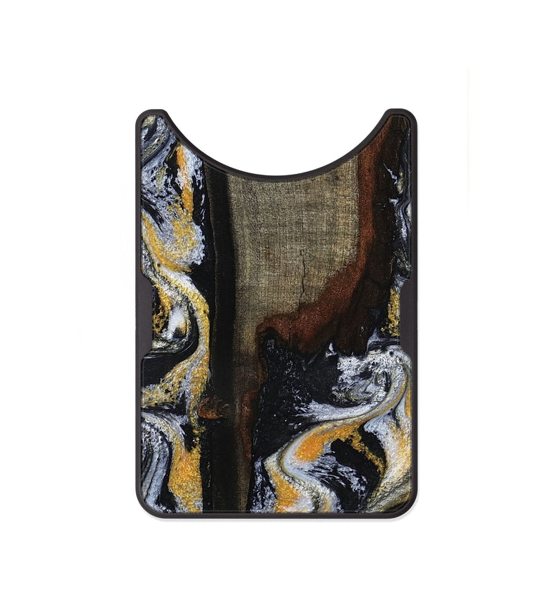 Alloy Wood Wallet - Marlee (Black & White, 799137)