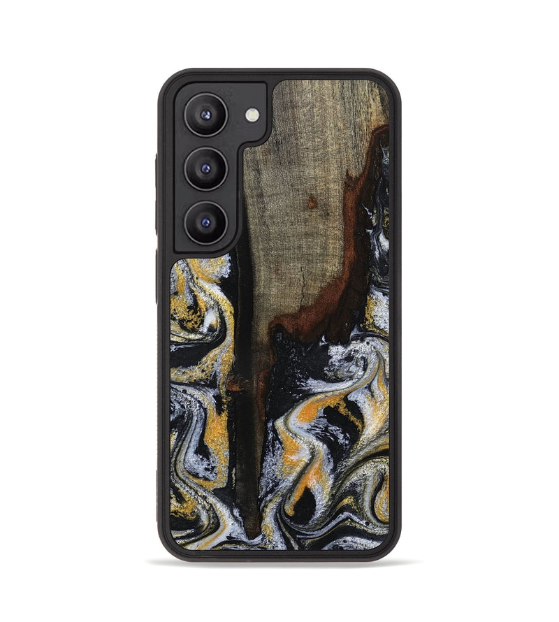 Galaxy S23 Wood Phone Case - Marlee (Black & White, 799137)