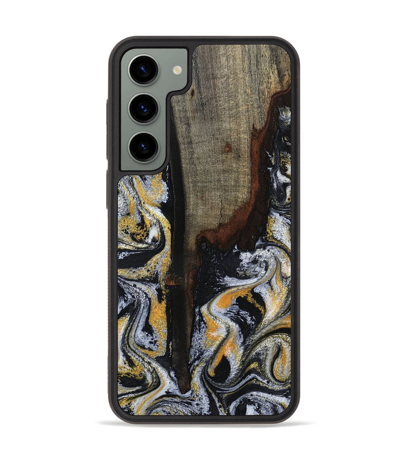 Galaxy S23 Plus Wood Phone Case - Marlee (Black & White, 799137)