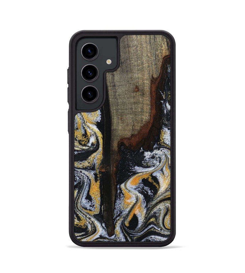 Galaxy S24 Wood Phone Case - Marlee (Black & White, 799137)