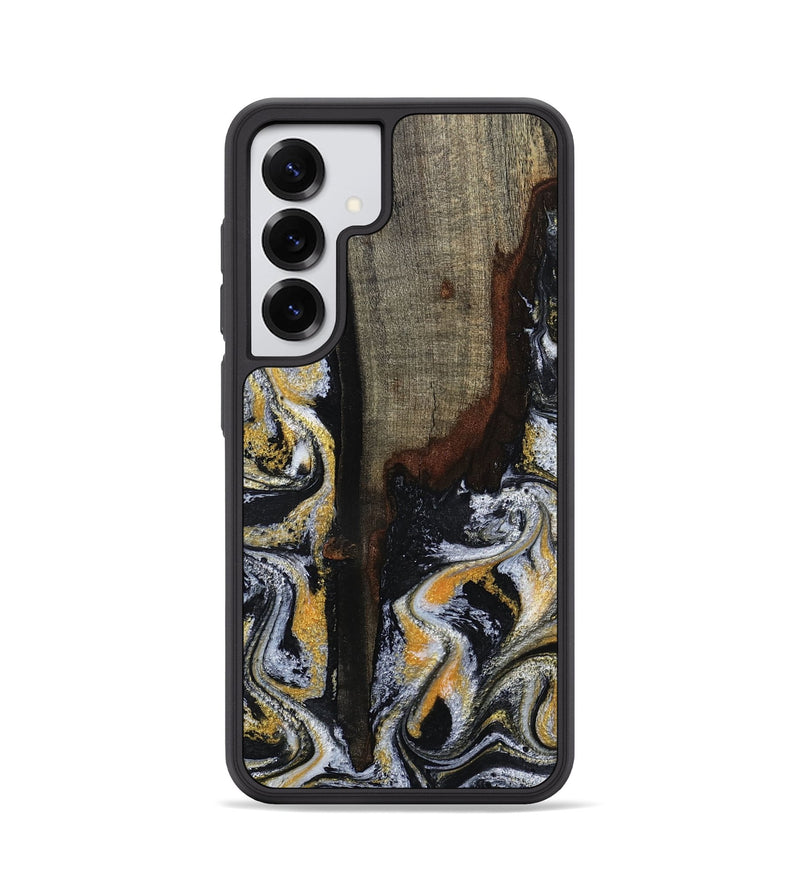 Galaxy S25 Wood Phone Case - Marlee (Black & White, 799137)