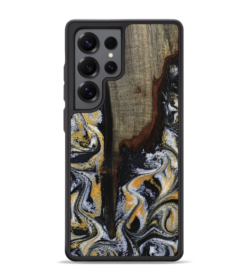 Galaxy S25 Ultra Wood Phone Case - Marlee (Black & White, 799137)