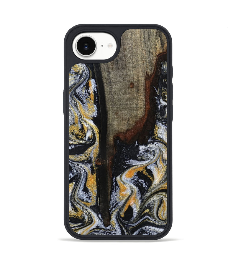 iPhone 16e Wood Phone Case - Marlee (Black & White, 799137)
