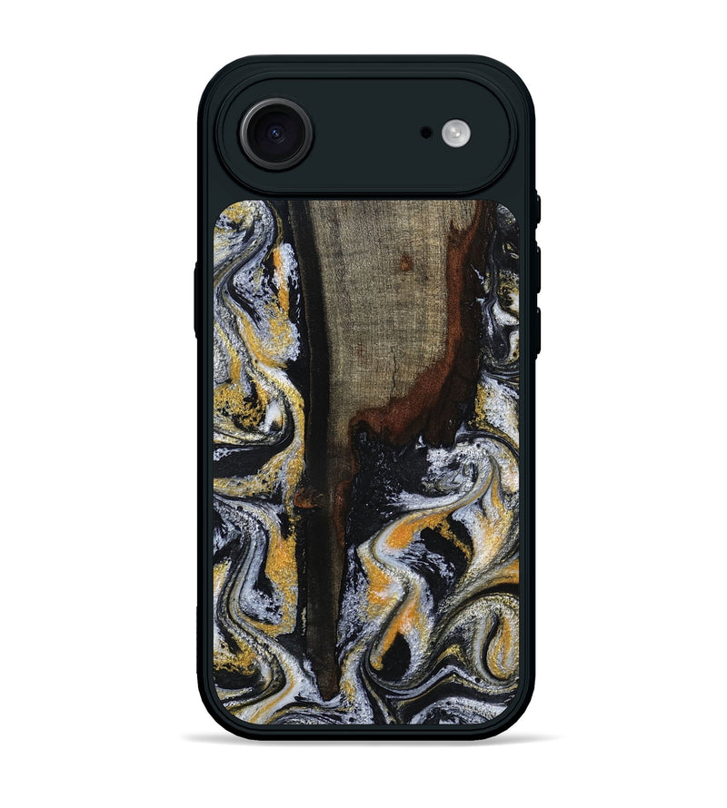 iPhone 17 Air Wood Phone Case - Marlee (Black & White, 799137)