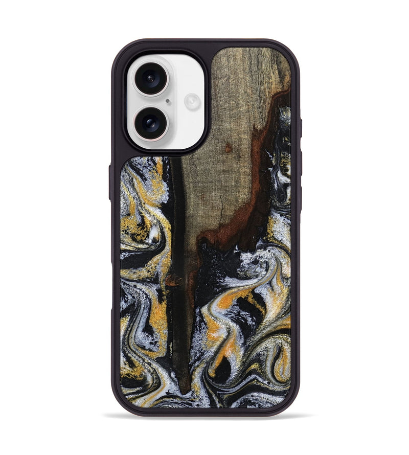 iPhone 17 Wood Phone Case - Marlee (Black & White, 799137)