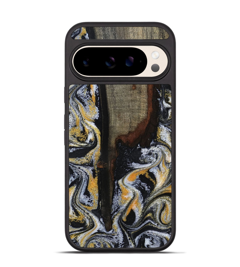 Pixel 10 Wood Phone Case - Marlee (Black & White, 799137)