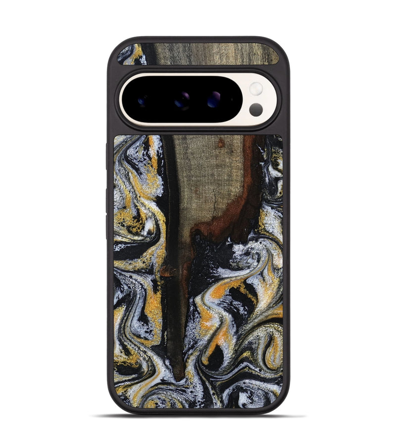 Pixel 9 Pro Wood Phone Case - Marlee (Black & White, 799137)