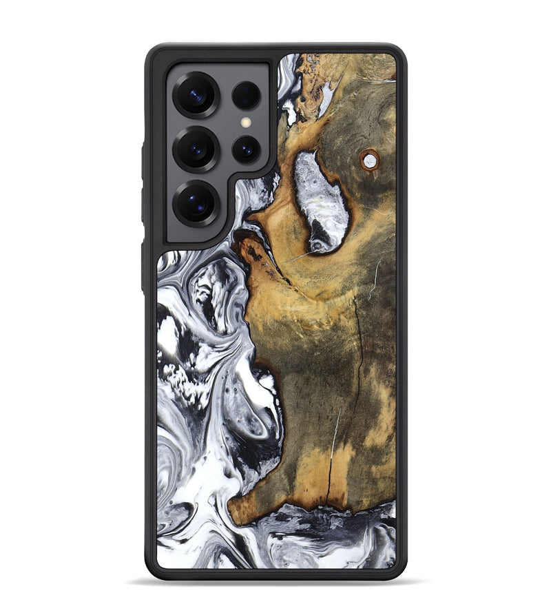Galaxy S25 Ultra Wood Phone Case - Krish (Black & White, 799138)